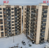 Ход строительства дома 2, секция 2,3 в ЖК Life -