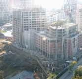 Ход строительства дома 1.4 в ЖК Нагорный -