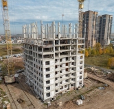 Ход строительства дома 3.2.2 в ЖК Остров на Норильской -