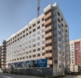 Ход строительства дома 1 в ЖК Дом на Разина -