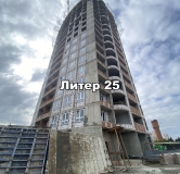 Ход строительства дома Литер 25 в ЖК Фонтаны -