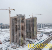 Ход строительства дома № 5.1 в ЖК Новоостровский -