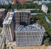 Ход строительства дома 13 в ЖК Квартал на Российской -