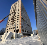 Ход строительства дома блок Б в ЖК Лазурный -