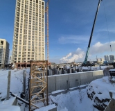 Ход строительства дома 2 в ЖК Речной квартал -