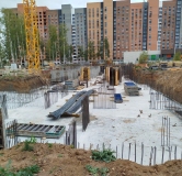 Ход строительства дома 4 в ЖК Бирюзова Парк -