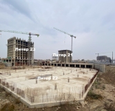 Ход строительства дома Литер 23 в ЖК Фонтаны -