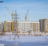 Ход строительства дома 1.9 в ЖК Родные росы -