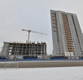 Ход строительства дома 1Г в ЖК На Тенистой -