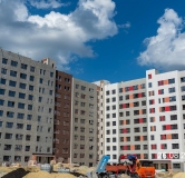 Ход строительства дома 2.2 в ЖК Кантри -