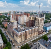 Ход строительства дома 19/1 в ЖК 19/56. Кварталы Телецентра -