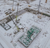 Ход строительства дома 10, корпус 1 в ЖК Остров-сад -