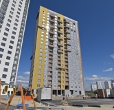 Ход строительства дома 1Д в ЖК На Тенистой -