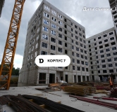 Ход строительства дома Литер 7 в ЖК Порто Ново -
