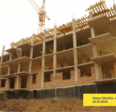 Ход строительства дома № 2, квартал 6.2 в ЖК Живём -