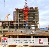 Ход строительства дома Литер 3 в ЖК Four Premiers (Фор Премьерс) -