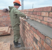 Ход строительства дома 25 в ЖК Цветы Башкирии -