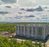 Ход строительства дома 4 в ЖК Конфетти -
