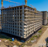Ход строительства дома № 1 (1713) в ЖК Сибирский (На Московском тракте) -