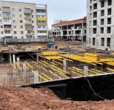 Ход строительства дома литер 1 в ЖК Космос -