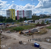 Ход строительства дома 5, секция 1.1, 1.2, 1.3, 1.4 в ЖК Красное Яблоко -