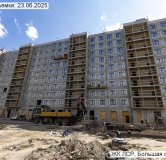 Ход строительства дома 5Б, 2 этап в ЖК ЛСР.Большая Охта -