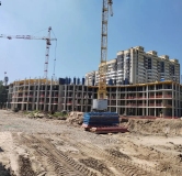 Ход строительства дома 5к, 2 этап в ЖК Мармелад -