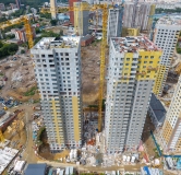 Ход строительства дома 3,4 в ЖК Лето на Титова -