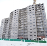 Ход строительства дома 22-12 в ЖК Романтики -