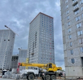 Ход строительства дома 1.1 в ЖК Progress Академический -