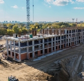 Ход строительства дома 5 в ЖК Окская Стрелка -