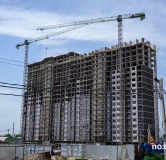 Ход строительства дома Позиция 4.1 в ЖК Октябрь парк -
