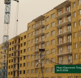 Ход строительства дома № 1.3 в ЖК Плодово-Ягодный -