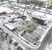 Ход строительства дома 1 в ЖК Кайдзен -