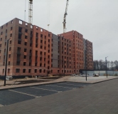 Ход строительства дома 2 в ЖК Бирюзова Парк -