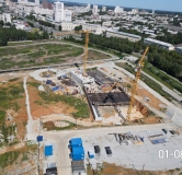 Ход строительства дома 1 в ЖК Голос Заря -