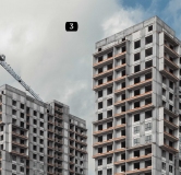 Ход строительства дома Литер 3 в ЖК Притяжение -