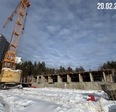 Ход строительства дома 2 в ЖК Лес -