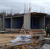 Ход строительства дома Литер 2 кв. 8.1 в ЖК Усадьба Гостагаевская -