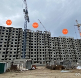 Ход строительства дома 30 в ЖК Авиатоr -
