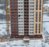 Ход строительства дома 25 в ЖК Черемушки на Приморской -