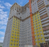 Ход строительства дома 5, секция 4.1, 4.2 в ЖК Красное Яблоко -