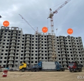 Ход строительства дома 30 в ЖК Авиатоr -