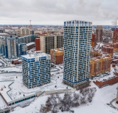 Ход строительства дома 1 в ЖК Горская Лагуна -