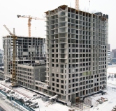 Ход строительства дома № 1 в ЖК Секреты -