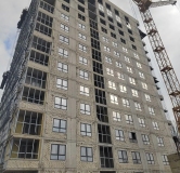 Ход строительства дома № 1 в ЖД Уникум на Ленинском -