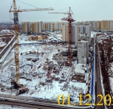 Ход строительства дома 12б в Микрорайон Нанжуль-Солнечный -