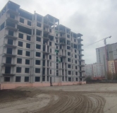 Ход строительства дома 1 в ЖК Ривер Парк -