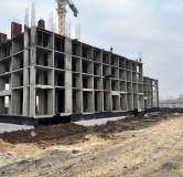 Ход строительства дома 4 в ЖК Семейный Бульвар -