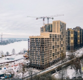 Ход строительства дома 96 в ЖК Живи! в Рыбацком -